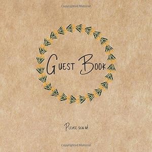 Guest Book: Vacation Home Guest Book, Airbnb, Mountain Home, Lake Home, Guest House & Cabin Guests Can Record their Memories and Leave Messages (Abstract texture paper) by Passion Notes Co.