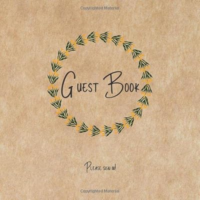 Guest Book: Vacation Home Guest Book, Airbnb, Mountain Home, Lake Home, Guest House & Cabin Guests Can Record their Memories and Leave Messages (Abstract texture paper)