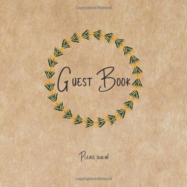 Guest Book: Vacation Home Guest Book, Airbnb, Mountain Home, Lake Home, Guest House & Cabin Guests Can Record their Memories and Leave Messages (Abstract texture paper) by Passion Notes Co.