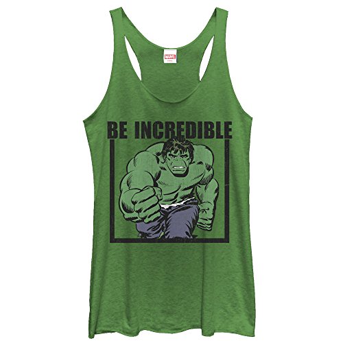 Marvel Hulk Be Incredible Womens Graphic Racerback Tank - Fifth Sun