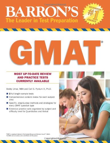 Barron's GMAT by Umar, R. Bobby; Pyrdum III, Carl S.