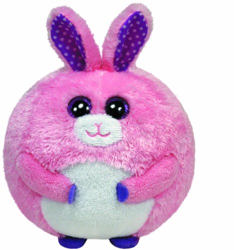 Ty Beanie Ballz Carnation - Pink Bunny