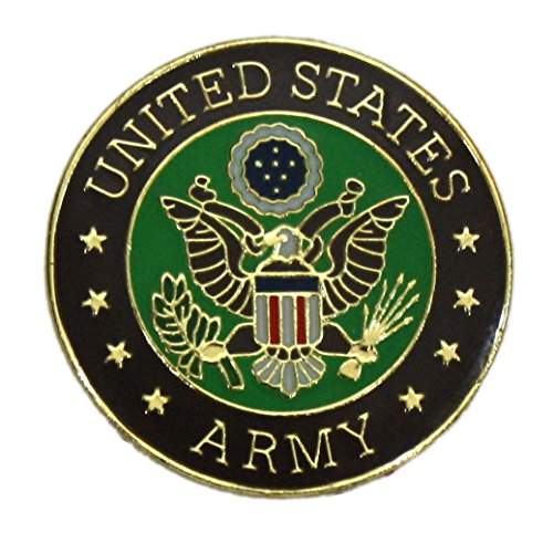 Ted and Jack - Wear It Proudly Ceramic and Metal Military Lapel Pin in US Army