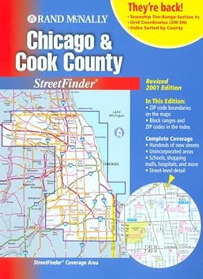 Rand McNally Chicago and Cook County Streetfinder 2001 (Rand Mcnally Streetfinders)