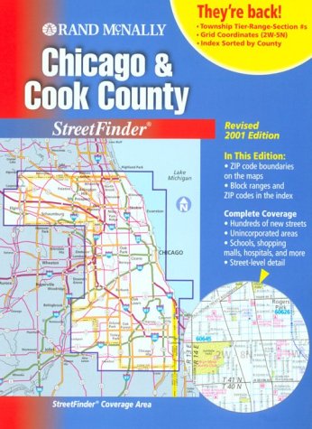 Rand McNally Chicago and Cook County Streetfinder 2001 (Rand Mcnally Streetfinders) by Rand McNally