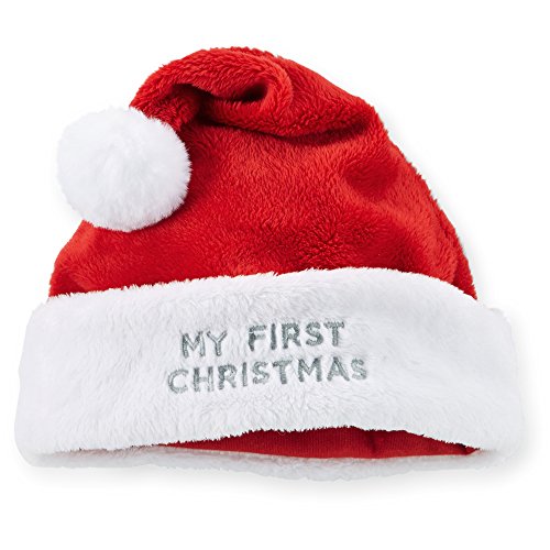 Carter's Plush Velboa First Christmas Santa Hat Unisex