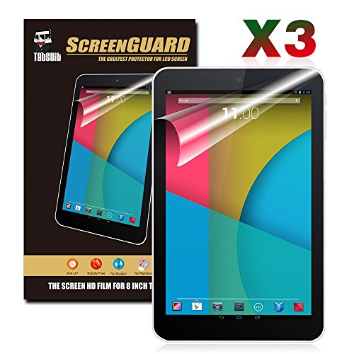 TabSuit Dragon Touch M8 Screen Protector Ultra-Clear of High Definition (HD)-3 Pack for Dragon Touch M8 Android Tablet