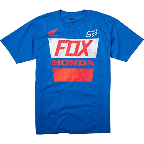Fox Racing Mens Honda Distressed Basic Short-Sleeve Shirt