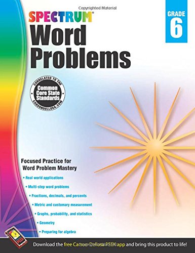 Word Problems, Grade 6 (Spectrum)