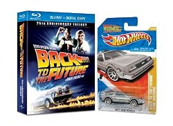 Back to the Future Trilogy with Hot Wheels® Back to the Future Time Machine [Blu-ray]