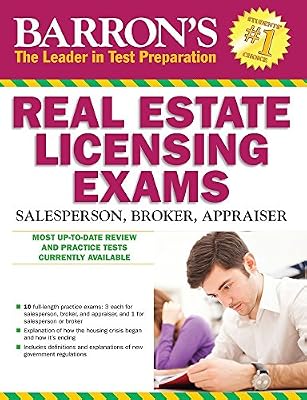 Barron's Real Estate Licensing Exams, 10th Edition