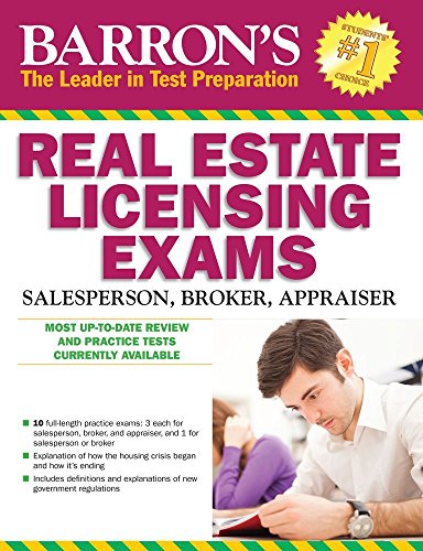 Barron's Real Estate Licensing Exams, 10th Edition by Jack P. Friedman Ph.D.
