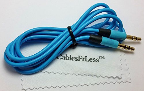 

CablesFrLess (TM) 3ft 3.5mm Auxiliary (AUX) Audio Jack cable