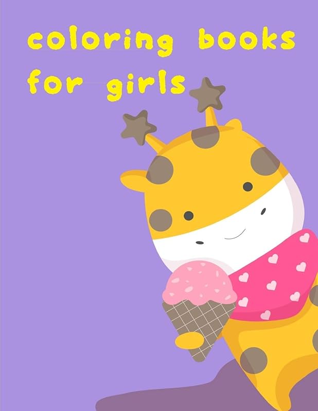 Coloring Books For Girls: An Adorable Coloring Book with Cute Animals, Playful Kids, Best for Children (Magic Animals) by J.K. Mimo
