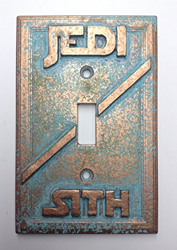 Star Wars (Jedi/Sith) Light Switch Cover (patina)
