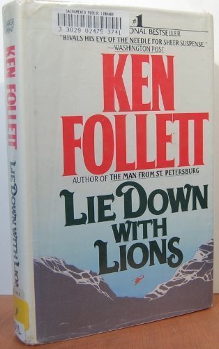 Lie Down With Lions (G K Hall Large Print Book Series) by Ken Follett