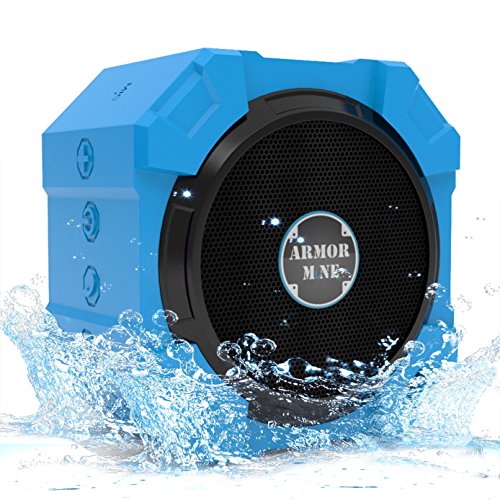 ARMOR MiNE Waterproof Bluetooth Wireless Speaker for Smartphone - Brilliant Blue