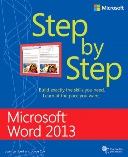 Microsoft Word 2013 Step By Step by Joan Lambert