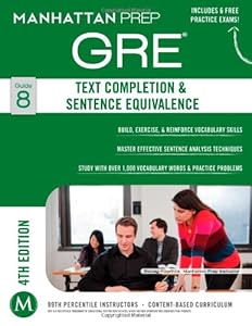 GRE Text Completion &amp; Sentence Equivalence