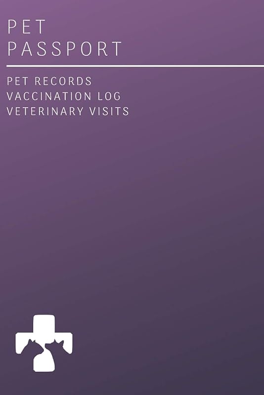 Pet Travel Passport and Dog Vaccination Record Book Organizer: Puppy Shot Records for Breeders and New Owners by Creative Confident Paper Co.