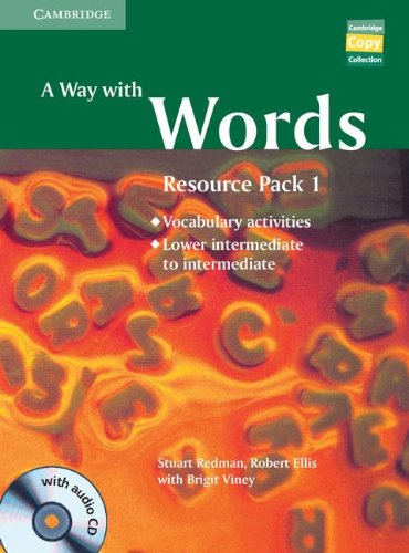 A Way with Words Lower-intermediate to Intermediate Book and Audio CD Resource Pack: Vocabulary Practice Activities by Stuart Redman