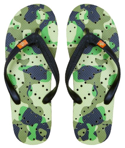 Showaflops Men's Antimicrobial Shower Sandals, Camo
