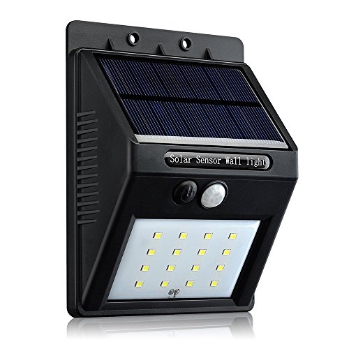 Gugou Solar Powered Lights 16 LED Outdoor Garden Waterproof Solar Panel Powered Motion Sensor Lamp Outdoor Light Garden Security Light