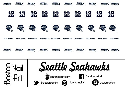 NFL - Seattle Seahawks Waterslide Nail Decals - 50pc