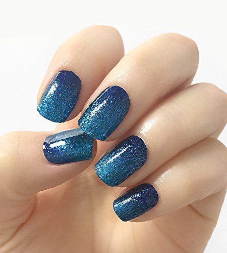 Authentic Incoco Nail Polish 16 Double-ended Strips By It's a Nail - Ocean Jewel