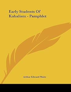 Early Students of Kabalism