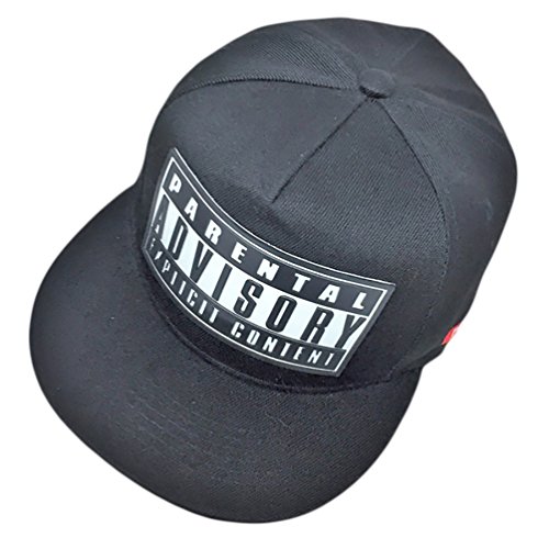 Luckmagic Unisex Snapback Hat Flat Brim Baseball Cap With Embroidery Letter