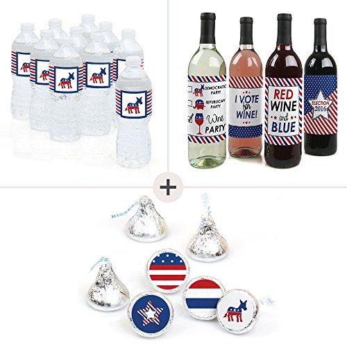 Election (D) - 2016 Presidential Election Party Decorations - Trio Sticker Set