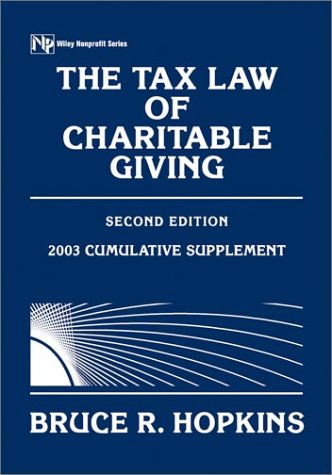 The Tax Law of Charitable Giving by Bruce R. Hopkins