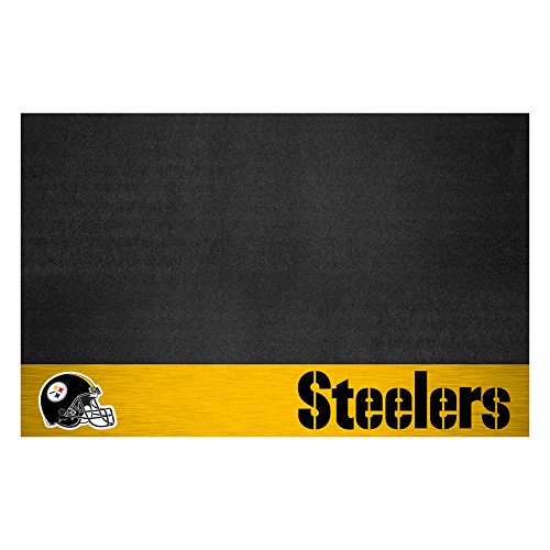 Fanmats 12198 NFL Pittsburgh Steelers Vinyl Grill Mat