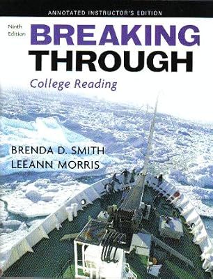 Breaking Through: College Reading,  Annotated Instructor's Edition