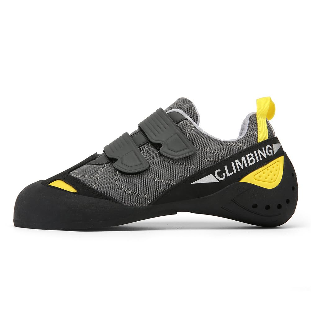 Mens Youth Wall Climbing Shoes, Non-Slip Lightweight Bouldering Sport Sneaker Breathable Rock Climbing Shoes For Adult_vogvips.com