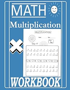 Math multiplication workbook.: 30 days of timed tests and drills for kids. Answer key included. by Nulu Math