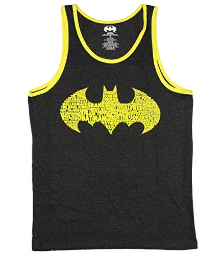 DC Comics Batman Text Fill Logo Graphic Tank Top-Shirt