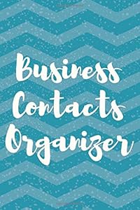 Business Contacts Organizer: Address Book for Business by Sunny Design Press
