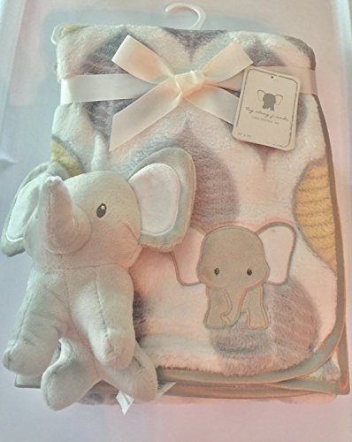 Algopix Similar Product 1 - Tag Along Friends Elephant Baby Blanket