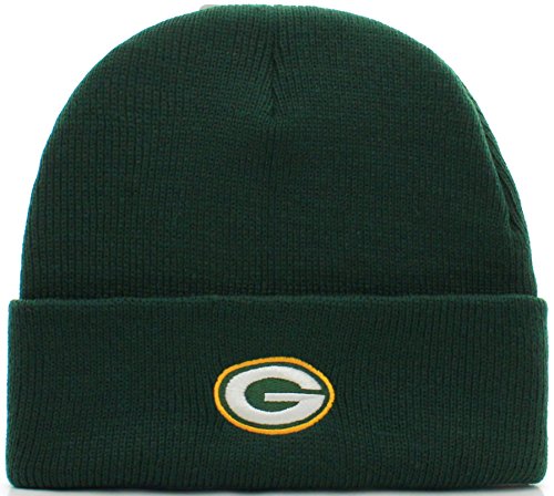 NFL Green Bay Packers Green Classic Cuffed Knit Winter Beanie Hat