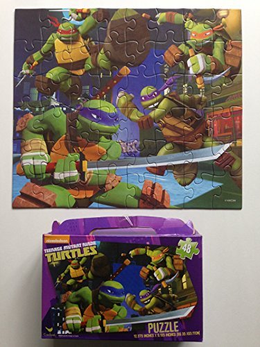 Kids Puzzles: 48-piece Ninja Turtles Themed Children's Jigsaw Puzzle for Toddlers Age 3 and Up
