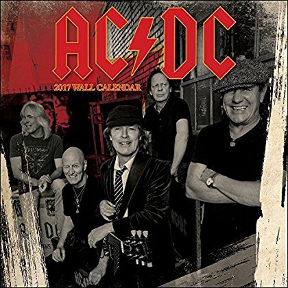 Algopix Similar Product 7 - AC/DC 2017 Calendar