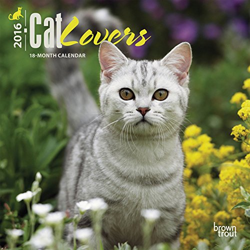 Cat Lovers - 2016 Mini Wall Calendar 7 x 7in