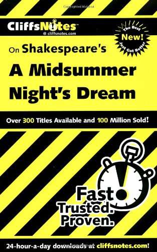 A Midsummer Night's Dream (Cliffs Notes) by Karin Jacobson
