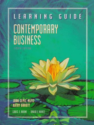 Contemporary Business Learning Guide by Boone