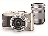 OLYMPUS ミラーレス一眼 PEN E-PL6 EZダブルズームキット シルバー E-PL6 EZ DZKIT SLV