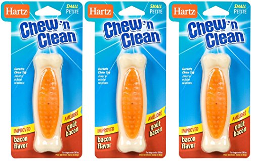 Hartz Chew 'n Clean Small Bone, Bacon Flavor, Colors May Vary by HARTZ
