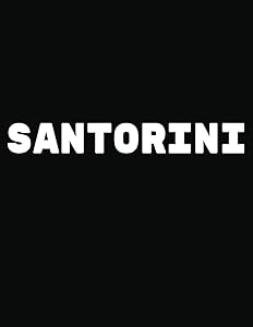 Santorini: Black and White Decorative Book to Stack Together on Coffee Tables, Bookshelves and Interior Design | Add Bookish Charm Decor to Your Home ... Your unique Fashion Design style | Santorini by Bookish Charm Decor
