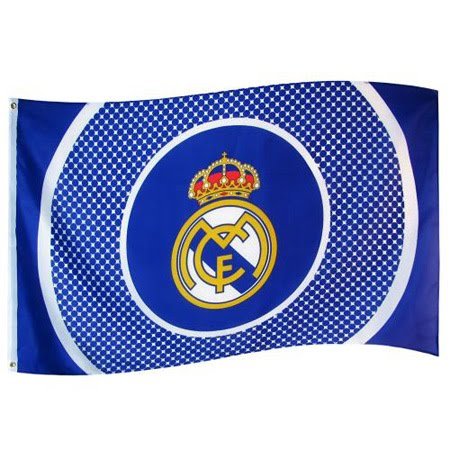 Real Madrid Bullseye Flag (5' x 3')